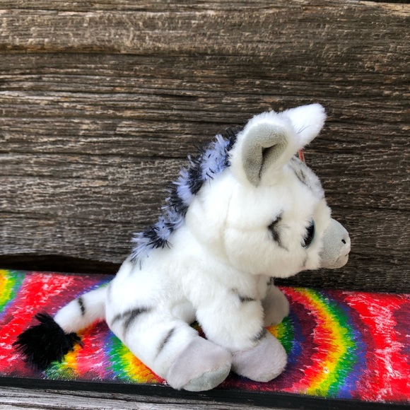 Ty Beanie Babies Baby Stripes the Zebra stuffed animal Toy Plushie cute plush - Picture 4 of 13
